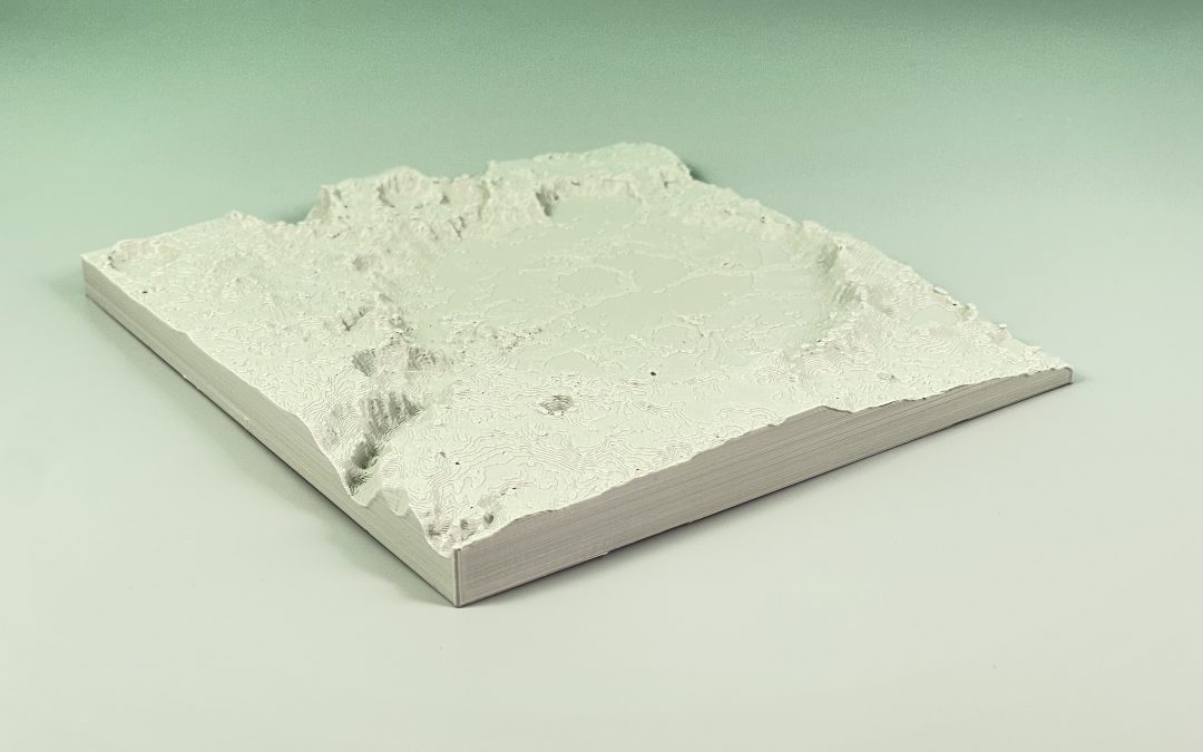 Fusion3 EDGE Sample Print: GusevCraterPLA
